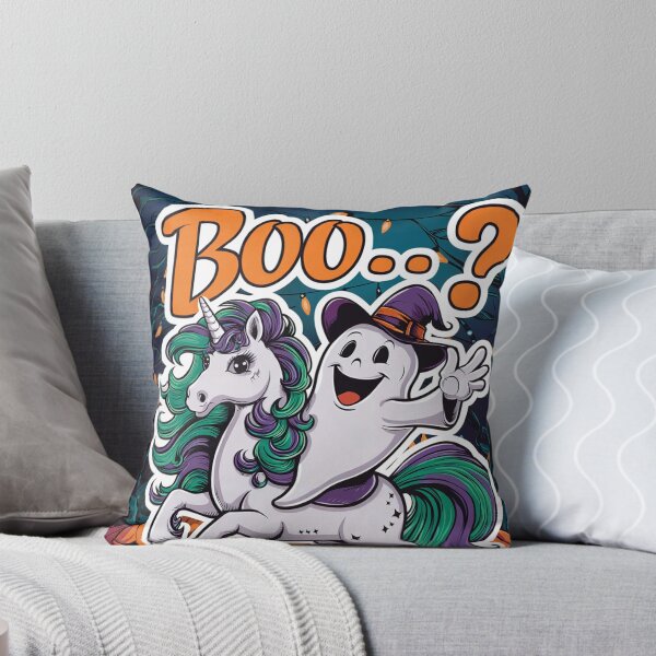 Item preview, Halloween Unicorn With Funny Ghost designed and sold by karsad.
