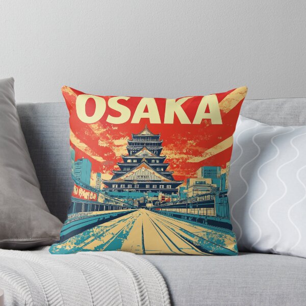 Item preview, Stunning Osaka Japan Artwork – Iconic Landmarks & Vibrant Cityscape Wall Art" designed and sold by nomiraclehere.