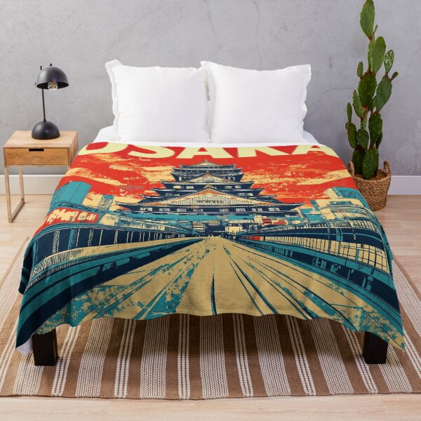 Item preview, Stunning Osaka Japan Artwork – Iconic Landmarks & Vibrant Cityscape Wall Art" designed and sold by nomiraclehere.