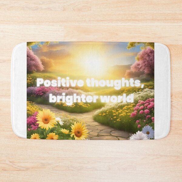 Item preview, Positive Thoughts, Brighter World designed and sold by TrendyGalaxy.