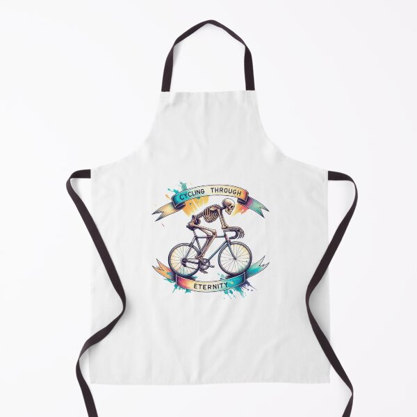 Item preview, Cycling Skeleton – "Cycling Through Eternity" Fun Design for T-Shirts, Mugs, Stickers & More designed and sold by artedigital99.