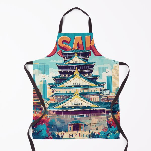 Item preview, Stunning Osaka Japan Artwork – Iconic Landmarks & Vibrant Cityscape Wall Art" designed and sold by nomiraclehere.