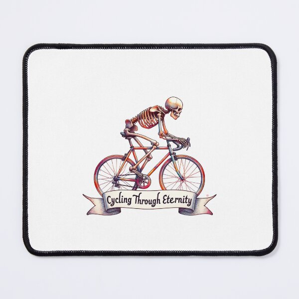 Item preview, Cycling Skeleton – "Cycling Through Eternity" Fun Design for T-Shirts, Mugs, Stickers & More designed and sold by artedigital99.