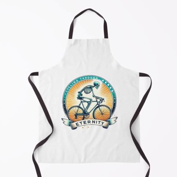 Item preview, Cycling Skeleton – "Cycling Through Eternity" Fun Design for T-Shirts, Mugs, Stickers & More designed and sold by artedigital99.