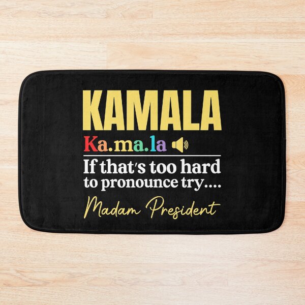 Item preview, Kamala Harris 2024 Pronounce Madam President designed and sold by RockBeeDesigns.