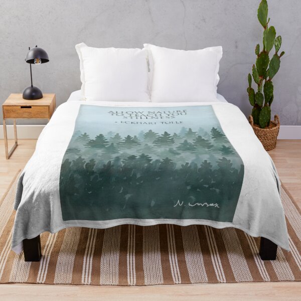 Item preview, Allow Nature to Teach You Stillness - Eckhart Tolle designed and sold by Scat the cat.
