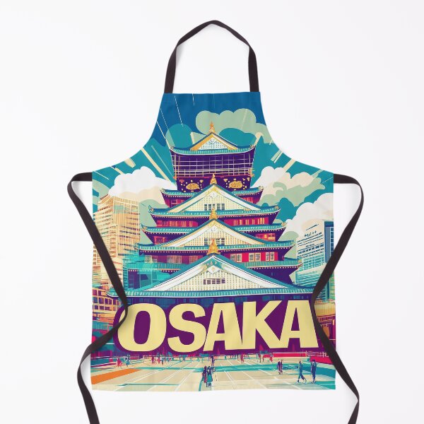 Item preview, Stunning Osaka Japan Artwork – Iconic Landmarks & Vibrant Cityscape Wall Art designed and sold by nomiraclehere.