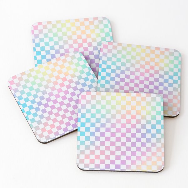 Item preview, Pastel Rainbow Checker Pattern designed and sold by Taylor  ART.