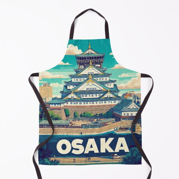 Item preview, Stunning Osaka Japan Artwork – Iconic Landmarks & Vibrant Cityscape Wall Art designed and sold by nomiraclehere.