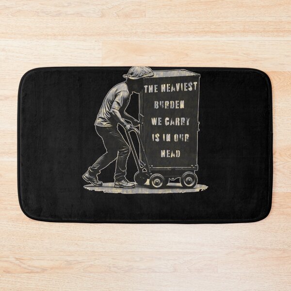 Item preview, Heaviest Burden Mental Health Awareness Deep Thought designed and sold by janastefa.