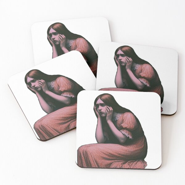 Item preview, Scared Woman Horror Sticker designed and sold by Melloncollie95.