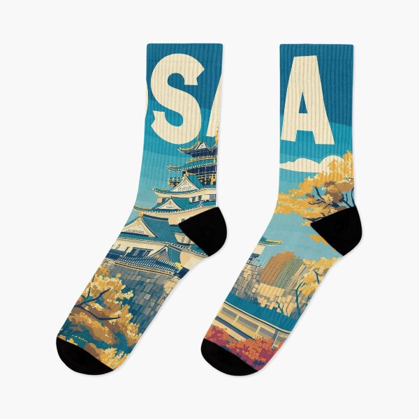 Item preview, Stunning Osaka Japan Artwork – Iconic Landmarks & Vibrant Cityscape Wall Art designed and sold by nomiraclehere.