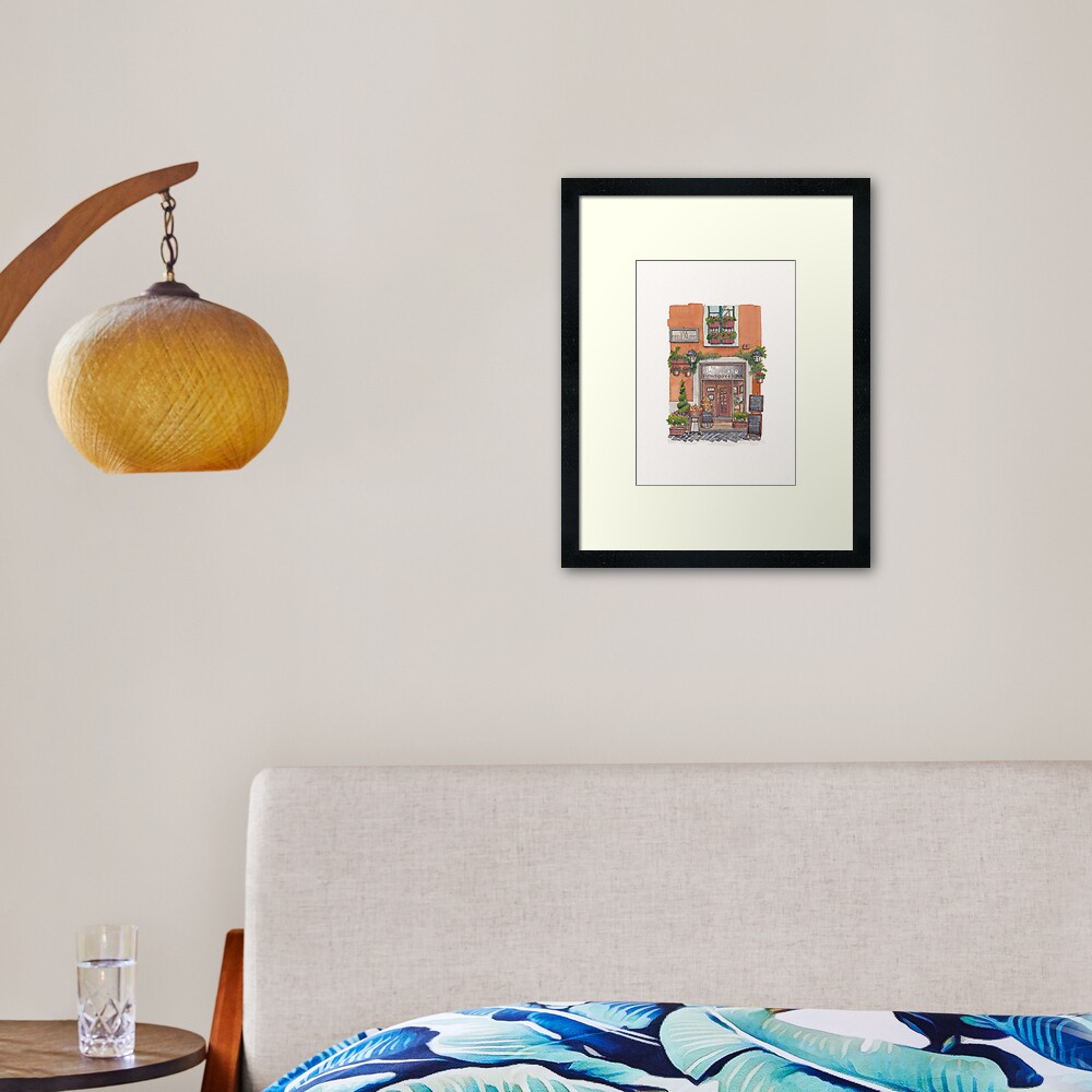 Item preview, Framed Art Print designed and sold by UrbanAnnaStudio.