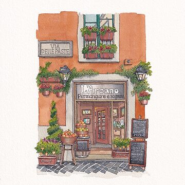 Artwork thumbnail, Urban Anna Studio - Restaurant L'Arcano in Rome by UrbanAnnaStudio