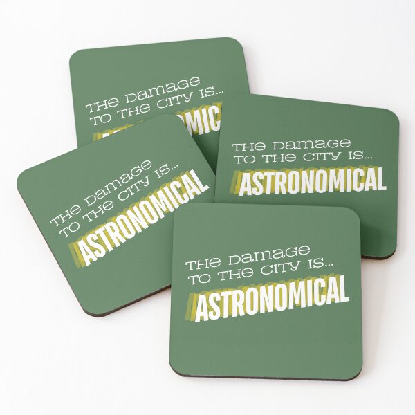 Item preview, The Damage to the City is Astronomical designed and sold by LadyCardinal.