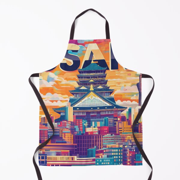 Item preview, Stunning Osaka Japan Artwork – Iconic Landmarks & Vibrant Cityscape Wall Art designed and sold by nomiraclehere.