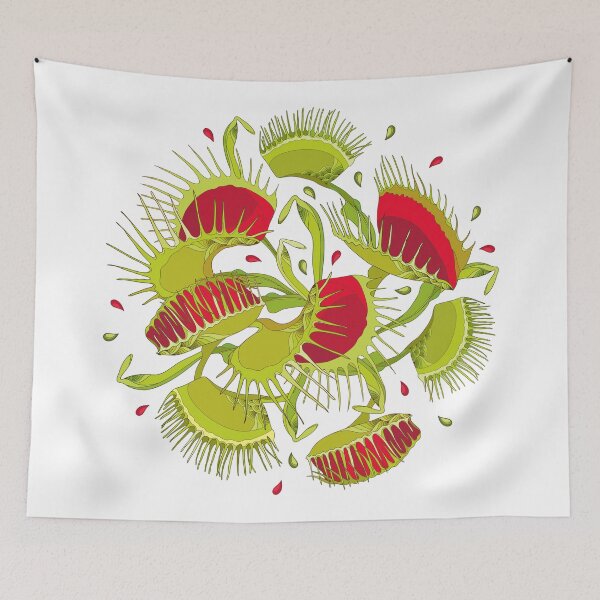 Item preview, Round composition of Venus Flytrap or Dionaea muscipula. designed and sold by Bokasana.
