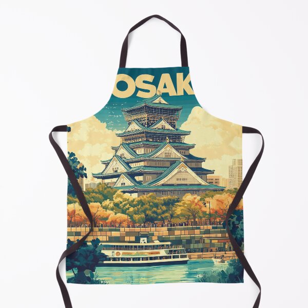 Item preview, Stunning Osaka Japan Artwork – Iconic Landmarks & Vibrant Cityscape Wall Art designed and sold by nomiraclehere.