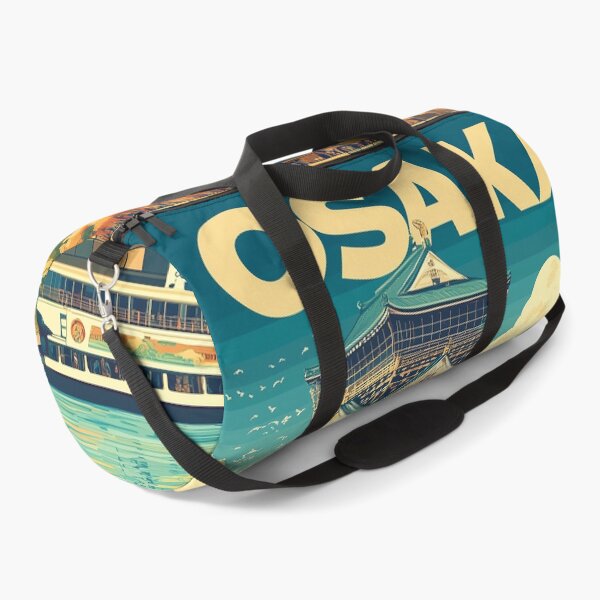 Item preview, Stunning Osaka Japan Artwork – Iconic Landmarks & Vibrant Cityscape Wall Art designed and sold by nomiraclehere.