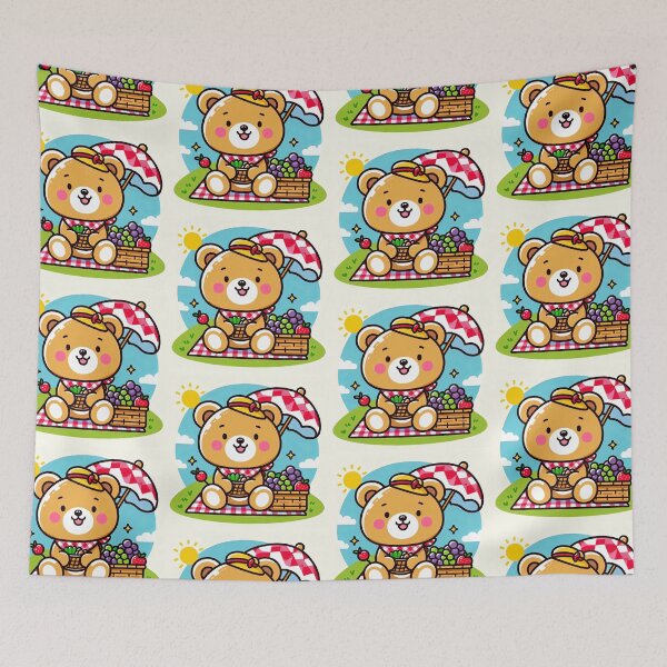 Item preview, Cute Bear Pop Art Style designed and sold by artofuniverse.
