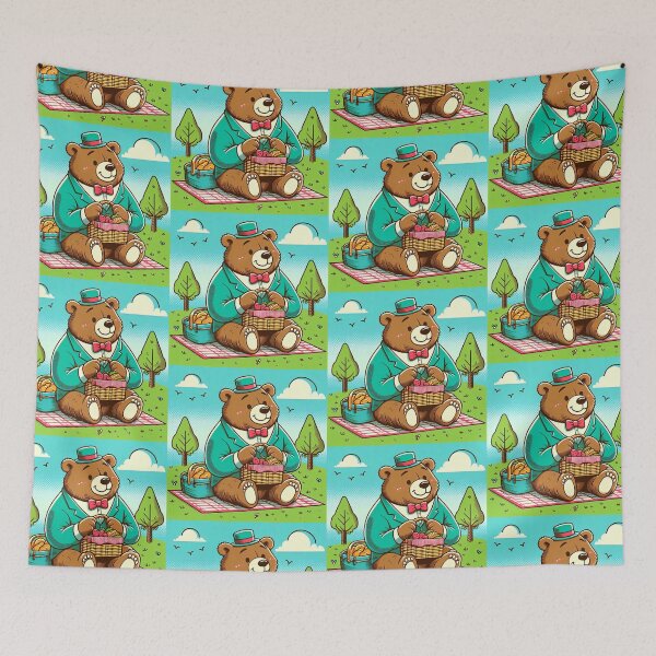 Item preview, Cute Bear Pop Art Style designed and sold by artofuniverse.