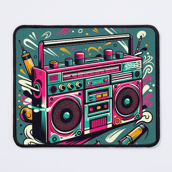 Item preview, Boombox Pop Art Style designed and sold by artofuniverse.