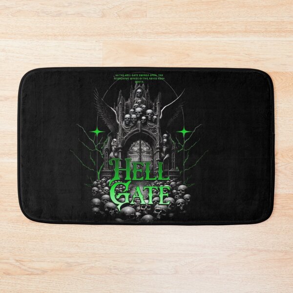 Item preview, Spooky Vibes and Eerie Times - Retro hell gateZombie Cannabis Halloween Design designed and sold by Jessica  art.