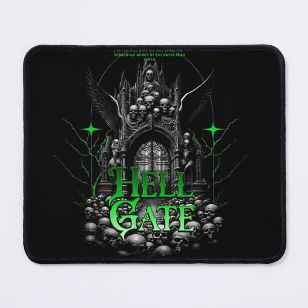 Item preview, Spooky Vibes and Eerie Times - Retro hell gateZombie Cannabis Halloween Design designed and sold by Jessica art.