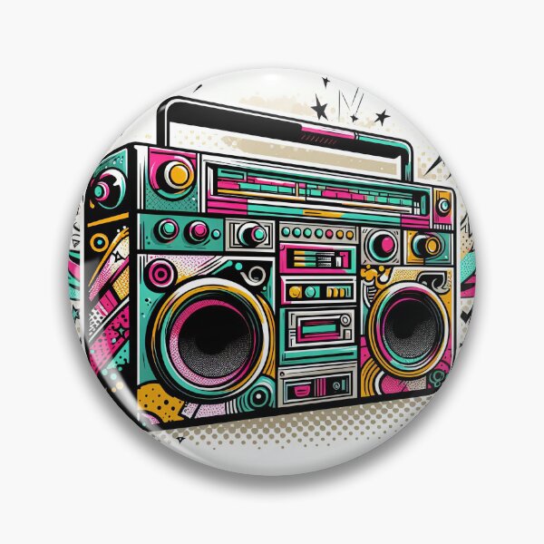 Item preview, Boombox Pop Art Style designed and sold by artofuniverse.