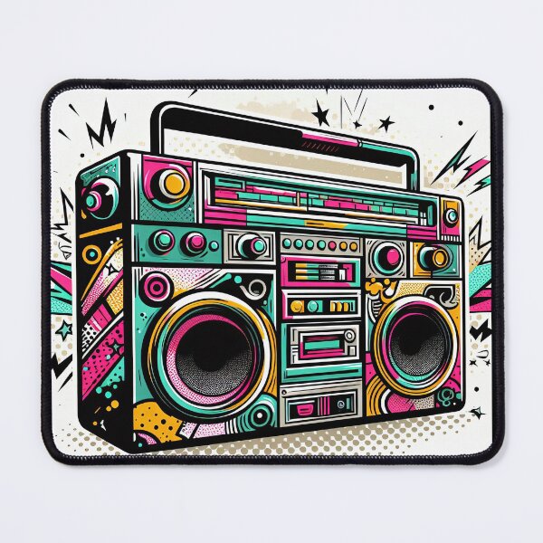 Item preview, Boombox Pop Art Style designed and sold by artofuniverse.