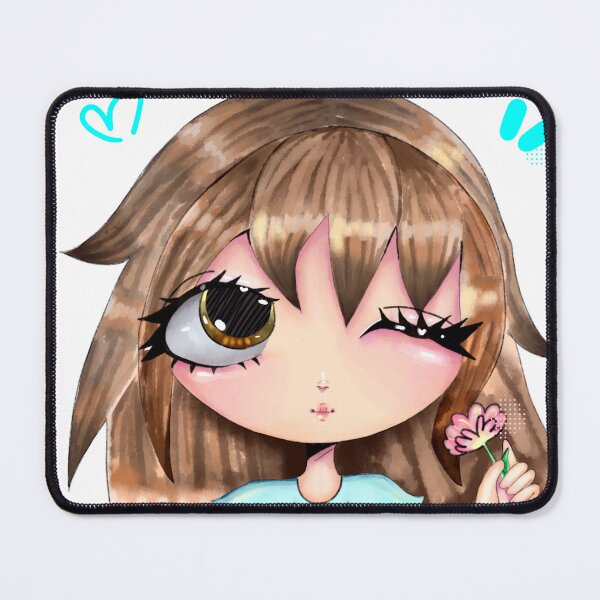 Item preview, Garota fofa com uma flor designed and sold by HtppsGabyCute.