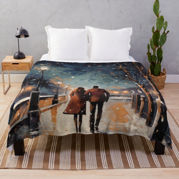 Item preview, Couple In The Snow At Night In Paris designed and sold by Rtymer.