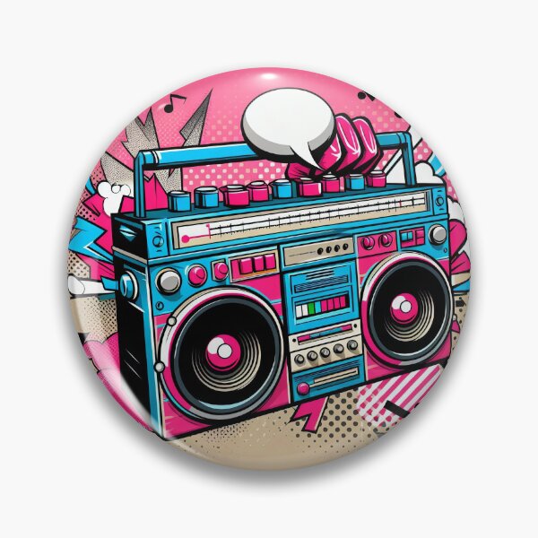 Item preview, Boombox Pop Art Style designed and sold by artofuniverse.