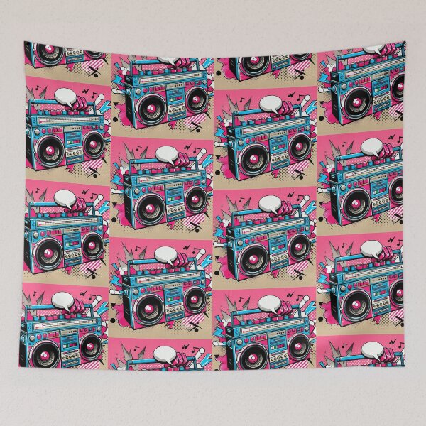 Item preview, Boombox Pop Art Style designed and sold by artofuniverse.