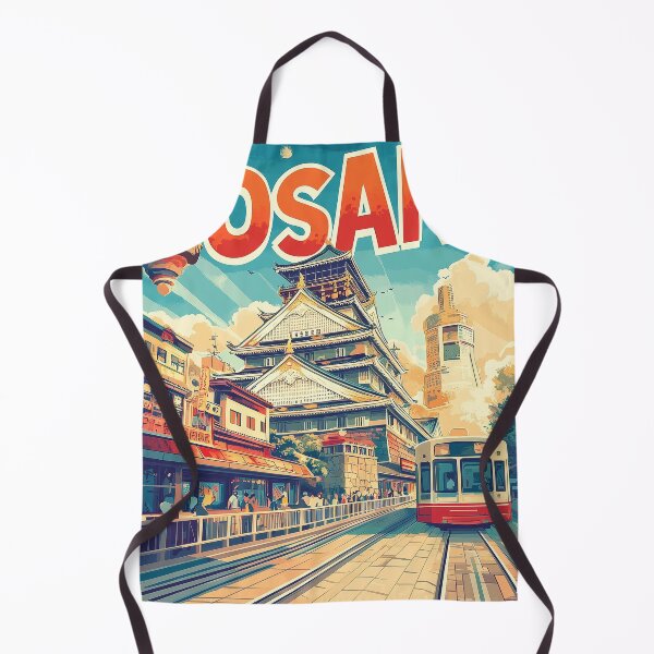 Item preview, Stunning Osaka Japan Artwork – Iconic Landmarks & Vibrant Cityscape Wall Art designed and sold by nomiraclehere.
