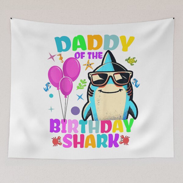 Item preview, Daddy of the Birthday Shark Matching Family Party designed and sold by BASKF.