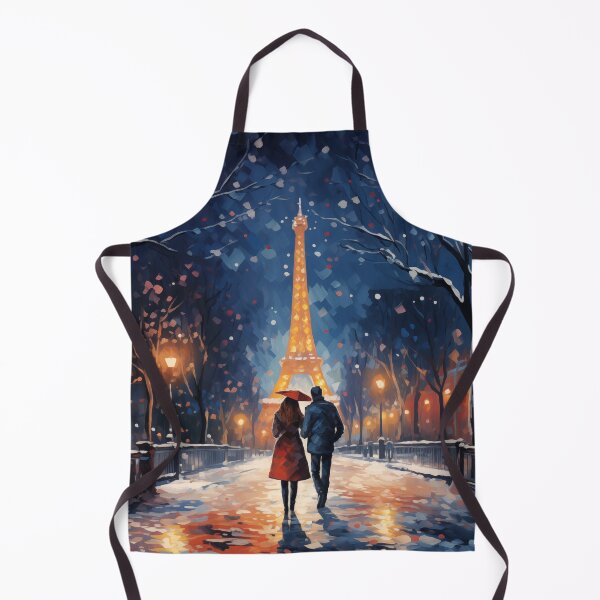 Item preview, Couple In The Snow At Night In Paris designed and sold by Rtymer.
