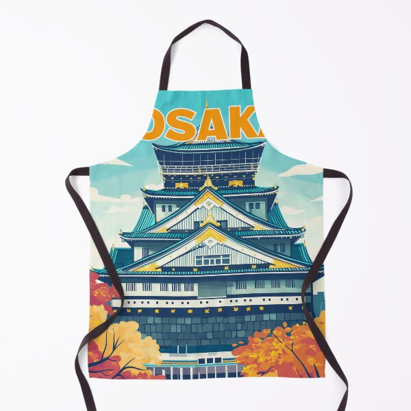 Item preview, Stunning Osaka Japan Artwork – Iconic Landmarks & Vibrant Cityscape Wall Art designed and sold by nomiraclehere.
