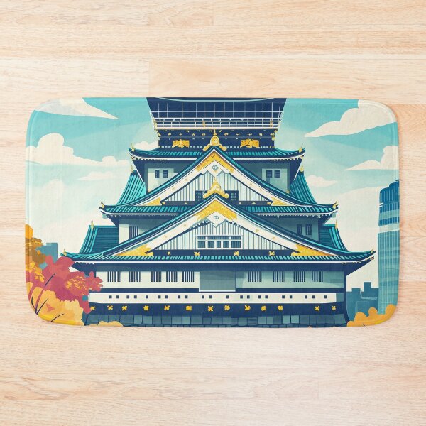 Item preview, Stunning Osaka Japan Artwork – Iconic Landmarks & Vibrant Cityscape Wall Art designed and sold by nomiraclehere.