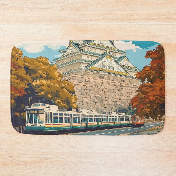 Item preview, Stunning Osaka Japan Artwork – Iconic Landmarks & Vibrant Cityscape Wall Art designed and sold by nomiraclehere.