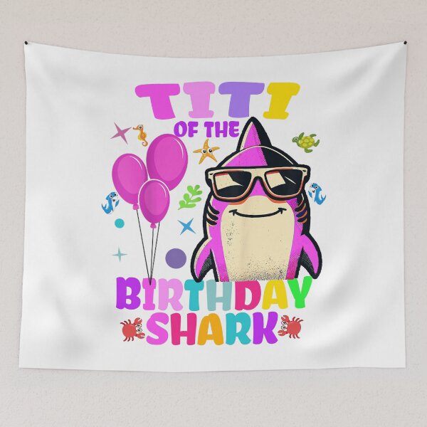 Item preview, Titi of the Birthday Shark Matching Family Party designed and sold by BASKF.