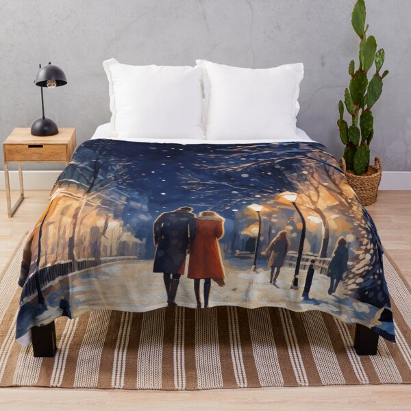 Item preview, Couple In The Snow At Night In Paris designed and sold by Rtymer.