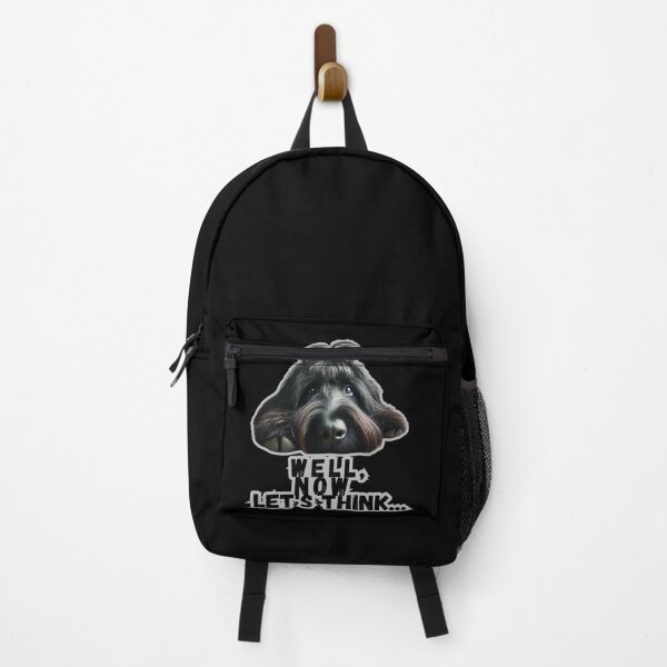 Item preview, Deep in Thought - Contemplative Black Briard designed and sold by DotLineColor.