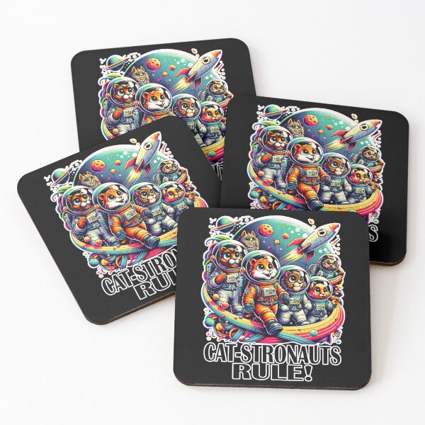 Item preview, Catstronauts Rule! Space Adventure Cat Crew Design designed and sold by Taans-Creation.