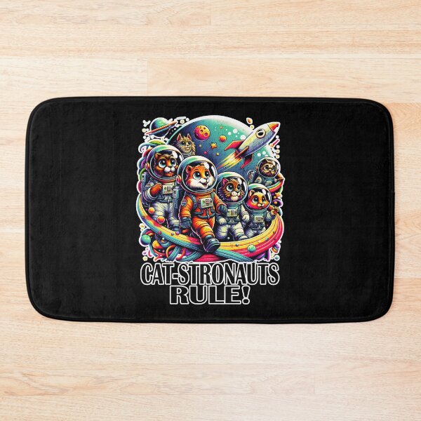Item preview, Catstronauts Rule! Space Adventure Cat Crew Design designed and sold by Taans-Creation.