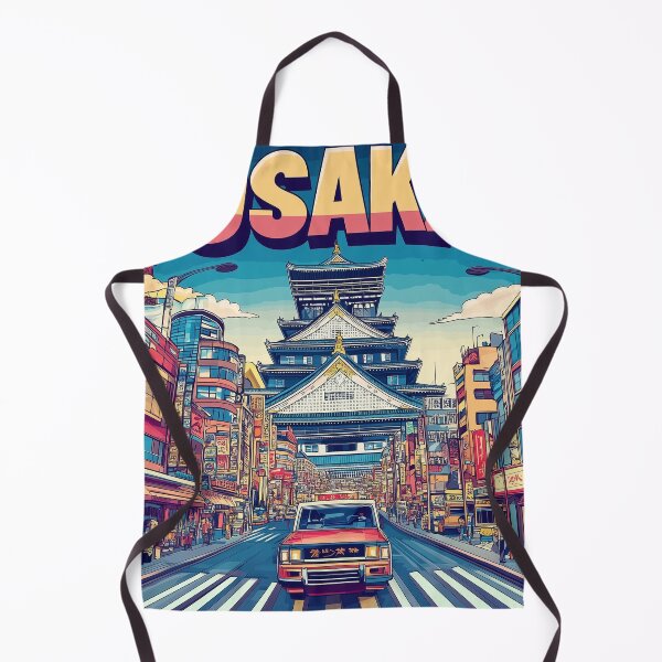 Item preview, Stunning Osaka Japan Artwork – Iconic Landmarks & Vibrant Cityscape Wall Art designed and sold by nomiraclehere.