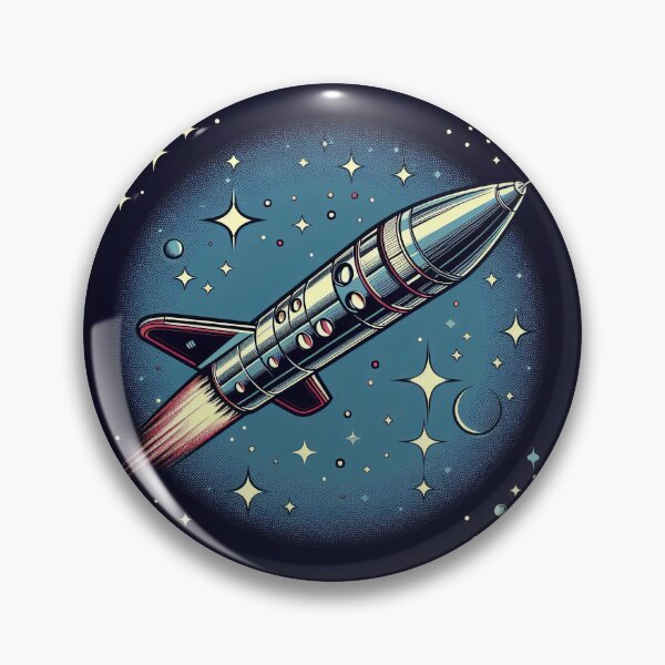 Item preview, Retro Spaceship Pop Art Style designed and sold by artofuniverse.