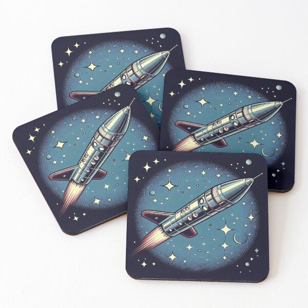 Item preview, Retro Spaceship Pop Art Style designed and sold by artofuniverse.