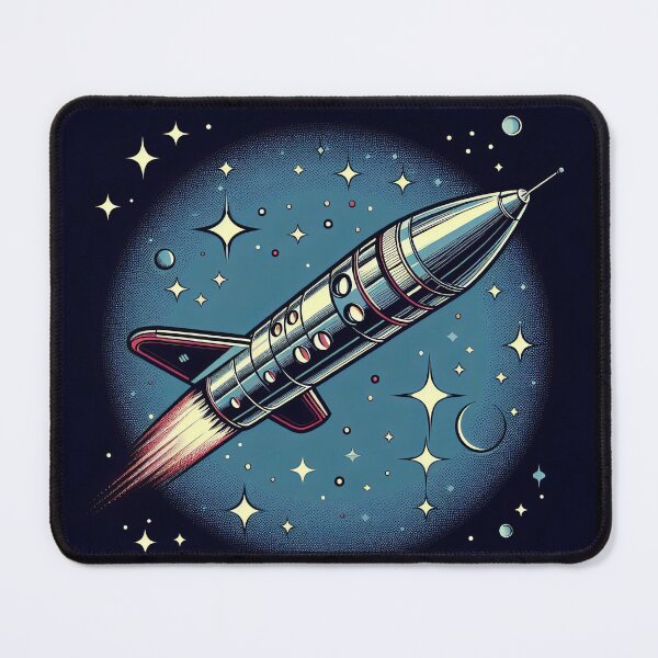 Item preview, Retro Spaceship Pop Art Style designed and sold by artofuniverse.