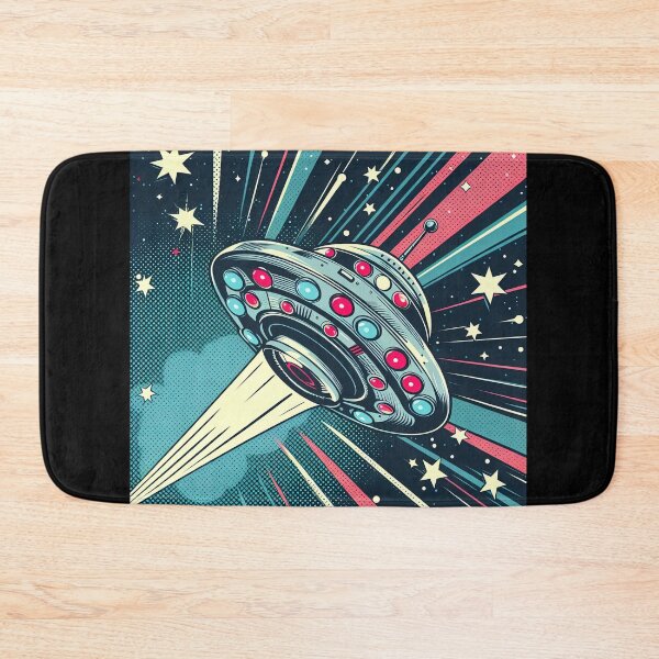 Item preview, Retro Spaceship Pop Art Style designed and sold by artofuniverse.